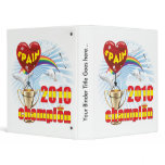 Spain 2010 World Cup Champions Trophy Vinyl Binders