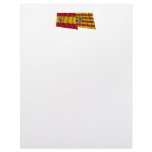 Spain and Aragón waving flags Letterhead Design