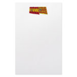 Spain and Aragón waving flags Stationery Design