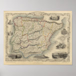 Spain and Portugal 4 Print