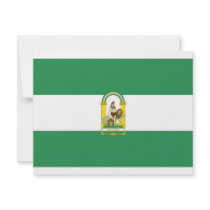 Spain Andalucia Flag invitations