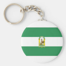 Spain Andalucia Flag Keychains