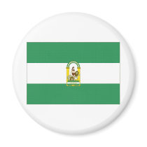Spain Andalucia Flag magnets by All_Flags Spain Andalucia Flag magnets