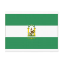 Spain Andalucia Flag postcards by All_Flags Spain Andalucia Flag postcards