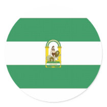 Spain Andalucia Flag stickers by All_Flags Spain Andalucia Flag stickers