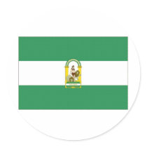 Spain Andalucia Flag stickers by All_Flags Spain Andalucia Flag stickers