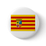 Spain Aragon Flag buttons