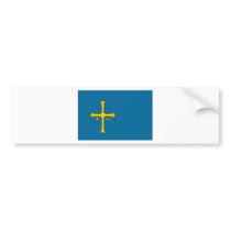 Spain Asturias Flag Bumper Stickers