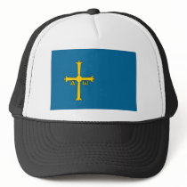 Spain Asturias Flag Mesh Hats