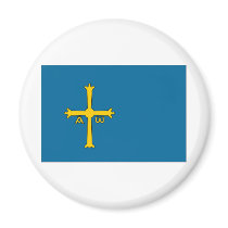 Spain Asturias Flag Magnet