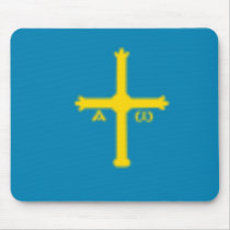 Spain-Austurias Flag Mousepad