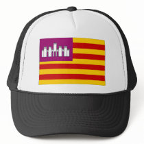 Spain Balearic Islands Flag Mesh Hats