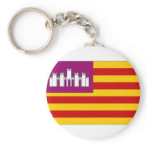 Spain Balearic Islands Flag Keychains