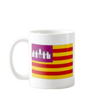 Spain Balearic Islands Flag Mugs