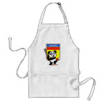 This cute little panda is ready to play for the Spanish team! Panda holds a bat and is about to swing at the ball. Great for fans of the Spain baseball team or Spanish baseball players.