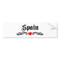 Spain Bumper Stickers