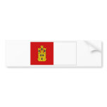 Spain Castilla La Mancha Flag Bumper Sticker