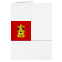 Spain Castilla La Mancha Flag Card