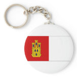 Spain Castilla La Mancha Flag Key Chains