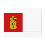 Spain Castilla La Mancha Flag Postcards