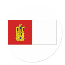Spain Castilla La Mancha Flag Stickers