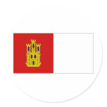 Spain Castilla La Mancha Flag Stickers