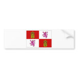 Spain Castilla Leon Flag Bumper Sticker