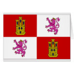 Spain Castilla Leon Flag cards