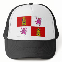 Spain Castilla Leon Flag Hats