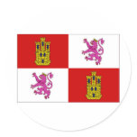 Spain Castilla Leon Flag Sticker