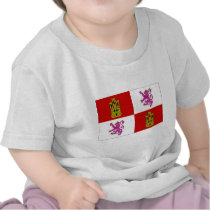 Spain Castilla Leon Flag T-shirts