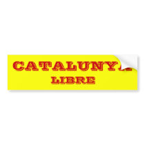 Spain- Catalunya Libre Bumper Sticker