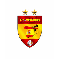 Spain Champions emblem shield t-shirts by Zanthy Spain Champions emblem shield t-shirts