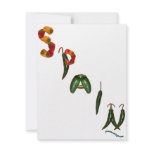 Spain Chili Peppers Custom Invitation