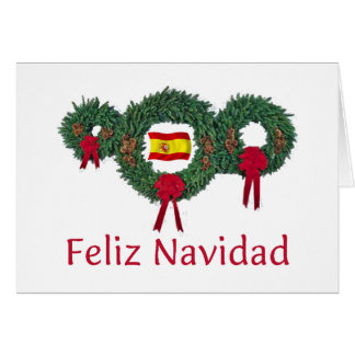 Spanish Christmas Cards, Spanish Christmas Card Templates, Postage