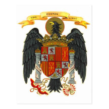 Spain Coat of Arms 1977 Post Card