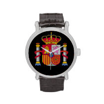 Spain Coat of Arms Custom Watch at Zazzle