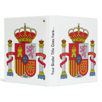 Spain Coat of Arms detail Binders