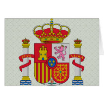 Spain Coat of Arms detail Greeting Cards
