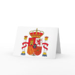 Spain Coat of Arms Greeting Card