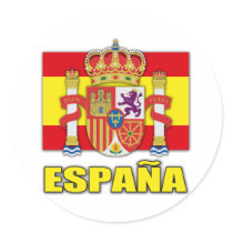 Spain Coat of Arms stickers by allworldtees Spain Coat of Arms stickers