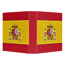 SPAIN FLAG 1.5" Ring Binder