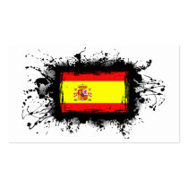 Spain Flag Business Card Template