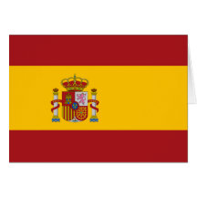 Spain Flag Card
