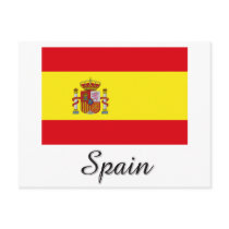 Spain Flag Design postcards by flagshirt Spain Flag Design postcards