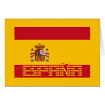 Spain - Flag / España - Bandera Greeting Cards