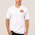 Spain flag golf polo