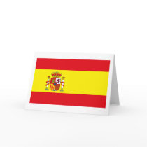 Spain Flag Greeting Card