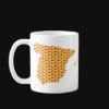 Spain Flag-hearts Map Template Mug