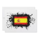 Spain Flag Personalized Announcement